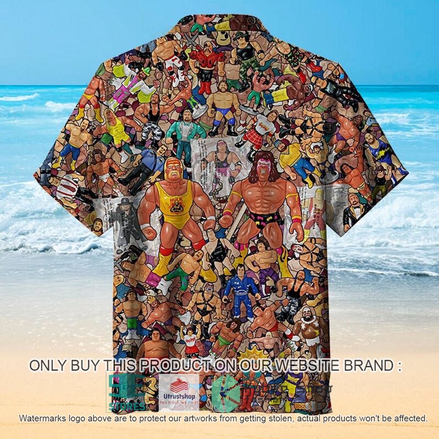 NEW Wrestling Character Collage Art Hawaii Shirt 2 wrestling character collage art hawaiian shirt 2 89202