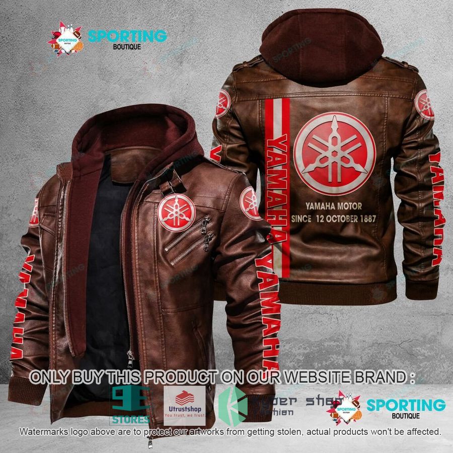 yamaha motor since 12 october 1887 leather jacket 2 55517
