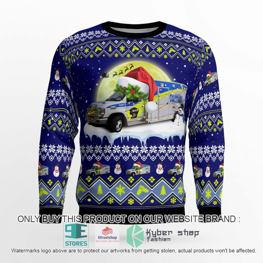 york region ems christmas sweater 2 25323