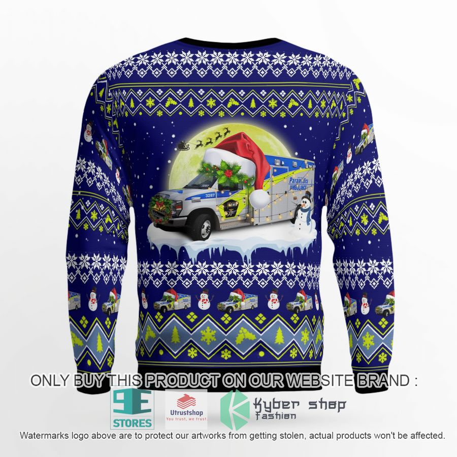 NEW York Region EMS Christmas Sweater 3 york region ems christmas sweater 3 60720