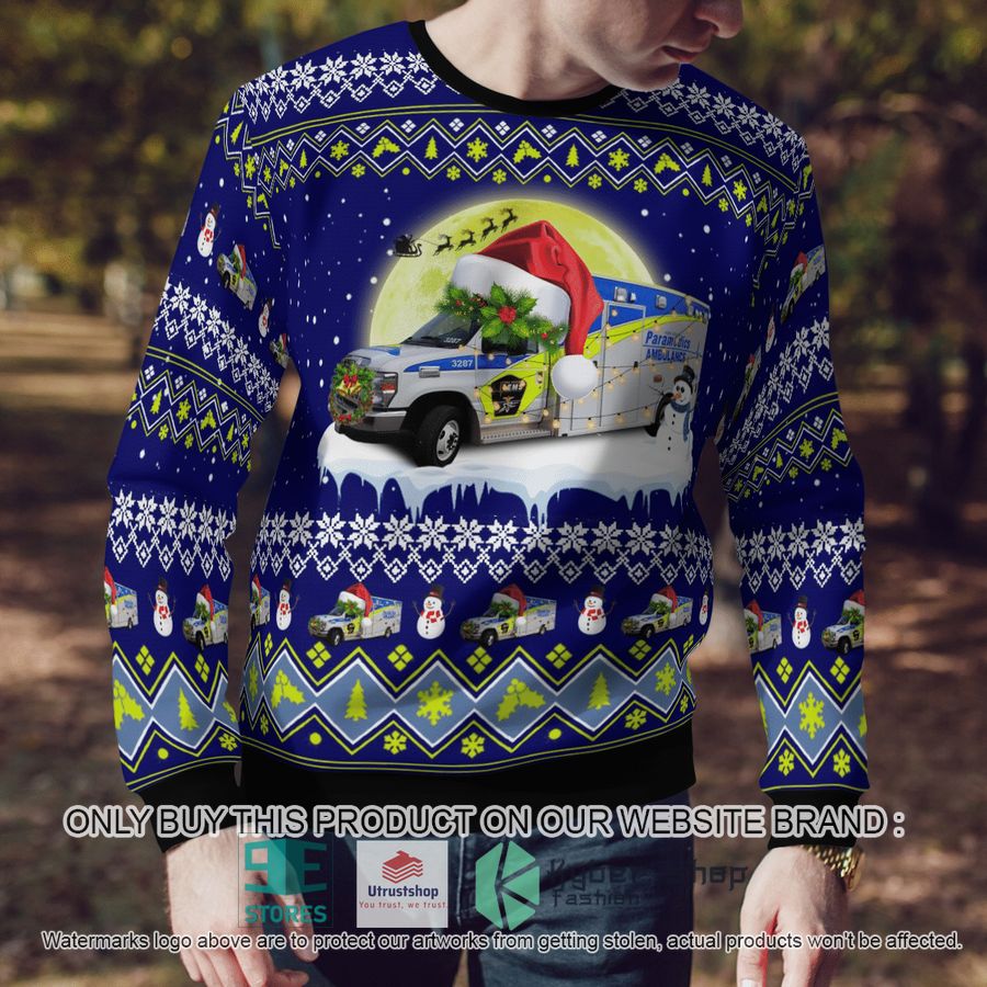 NEW York Region EMS Christmas Sweater 4 york region ems christmas sweater 4 61159
