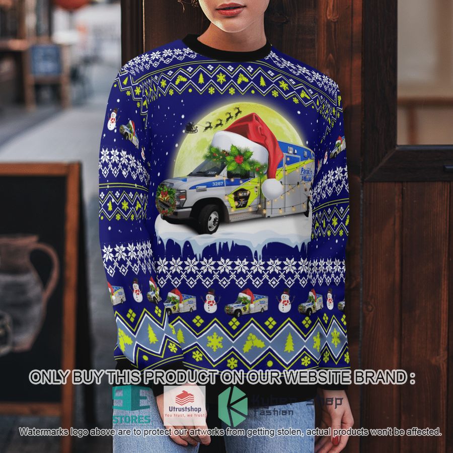 NEW York Region EMS Christmas Sweater 5 york region ems christmas sweater 5 94478