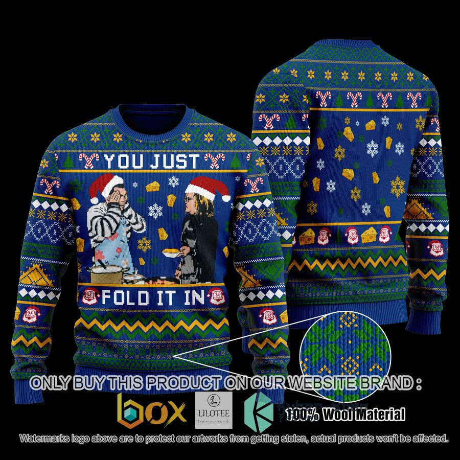 You Just Fold IT in Blue Wool Sweater 8 you just fold it in blue wool sweater 1 70539