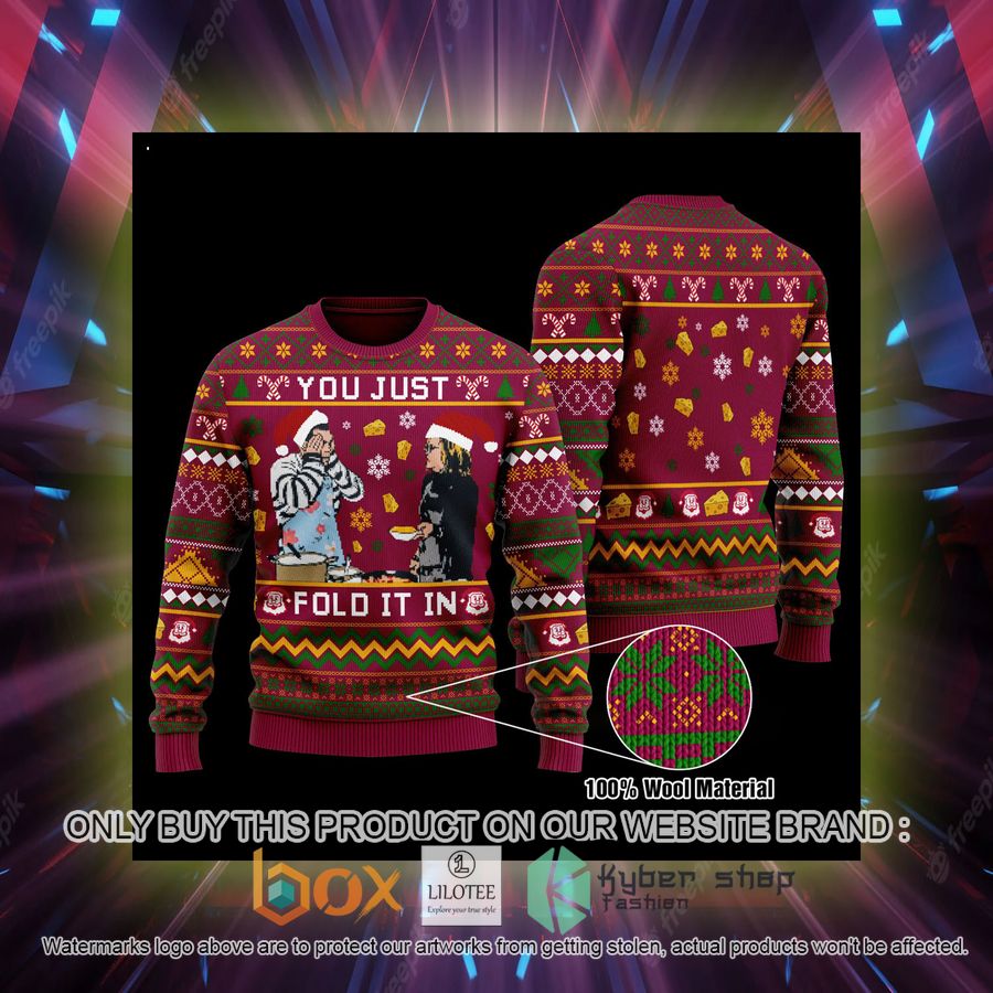 you just fold it in red wool sweater 2 98543