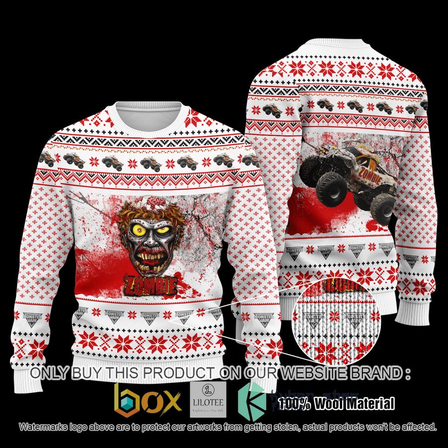 zombie monster truck wool sweater 1 66069