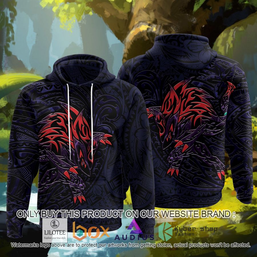 zoroark polynesian 3d hoodie 1 36925