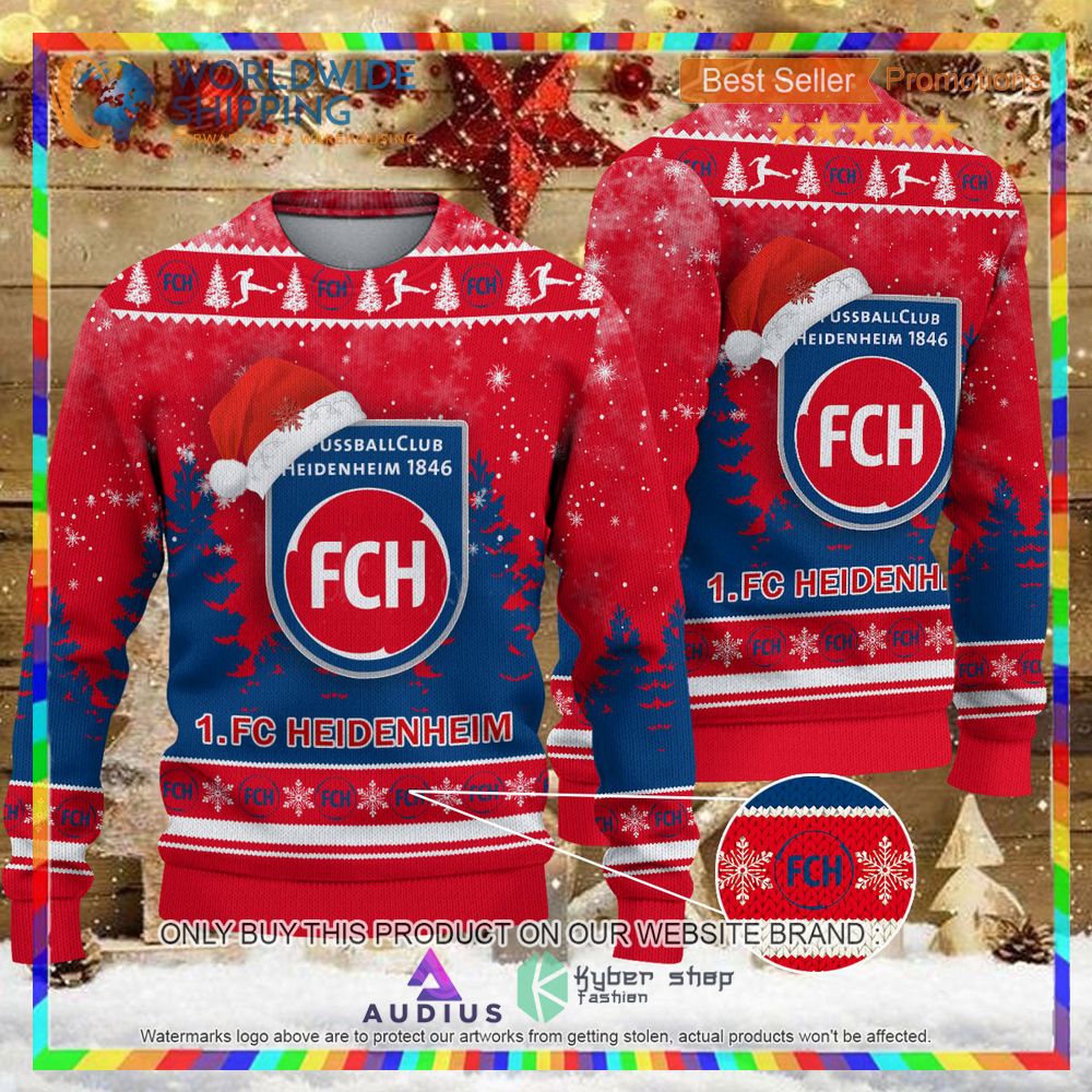 1 fc heidenheim ugly christmas sweater 1 96974