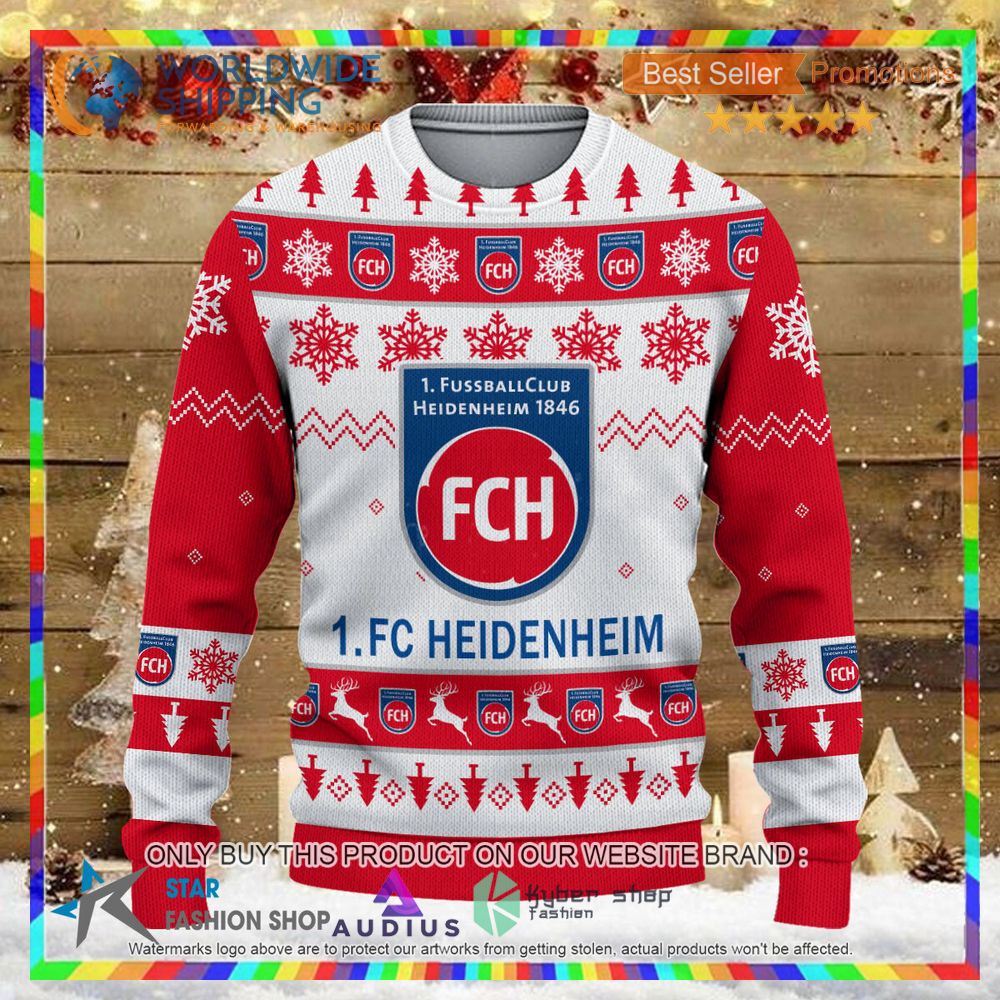1 fc heidenheim white red ugly christmas sweater 2 16073