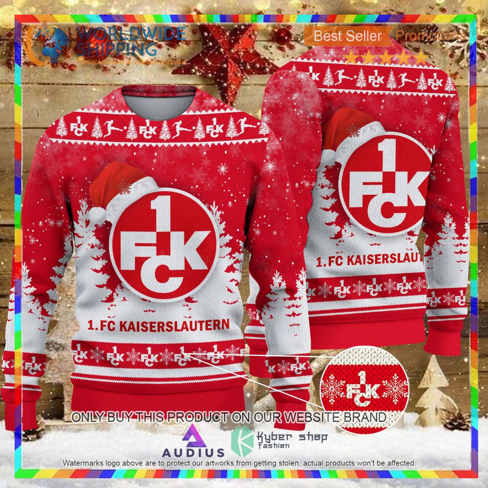 1 fc kaiserslautern ugly christmas sweater 1 25858