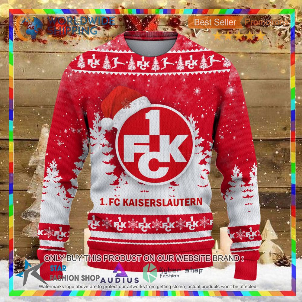 1 fc kaiserslautern ugly christmas sweater 2 2743