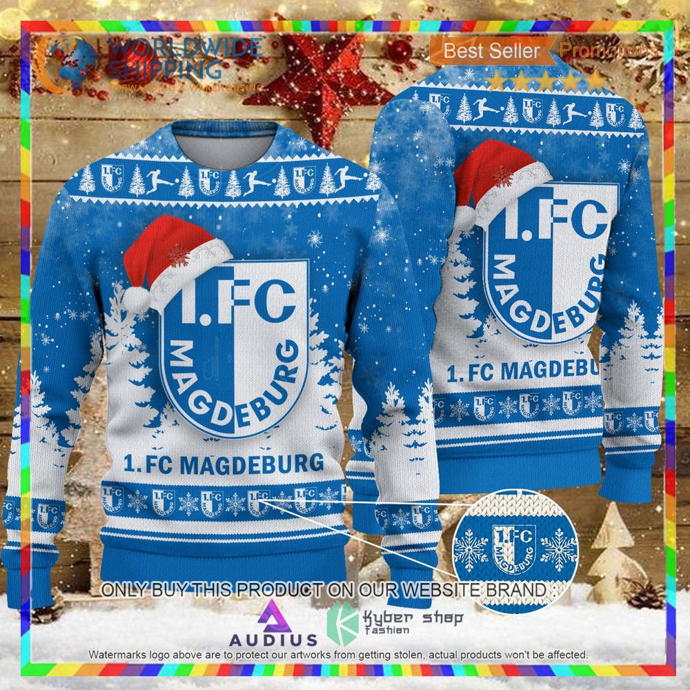 1 fc magdeburg ugly christmas sweater 1 38142