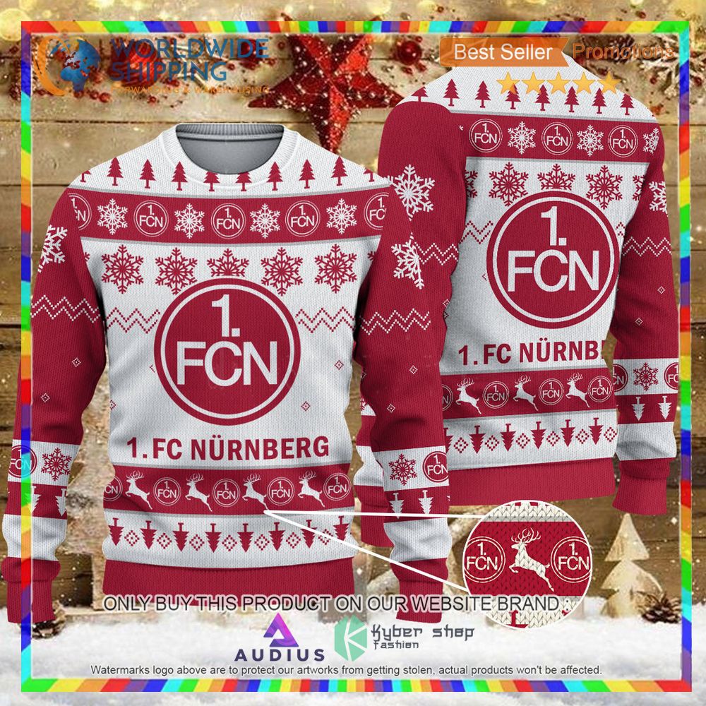1 fc nurnberg white red ugly christmas sweater 1 39895