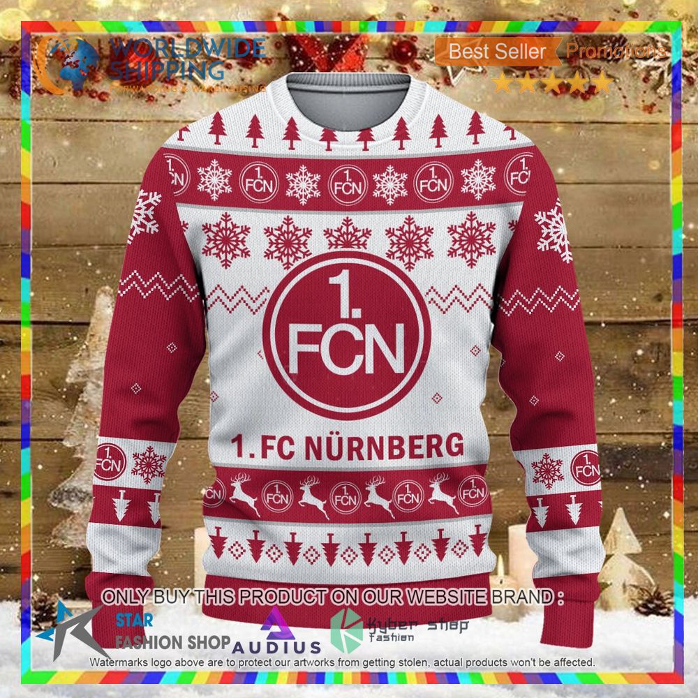 1 fc nurnberg white red ugly christmas sweater 2 6781