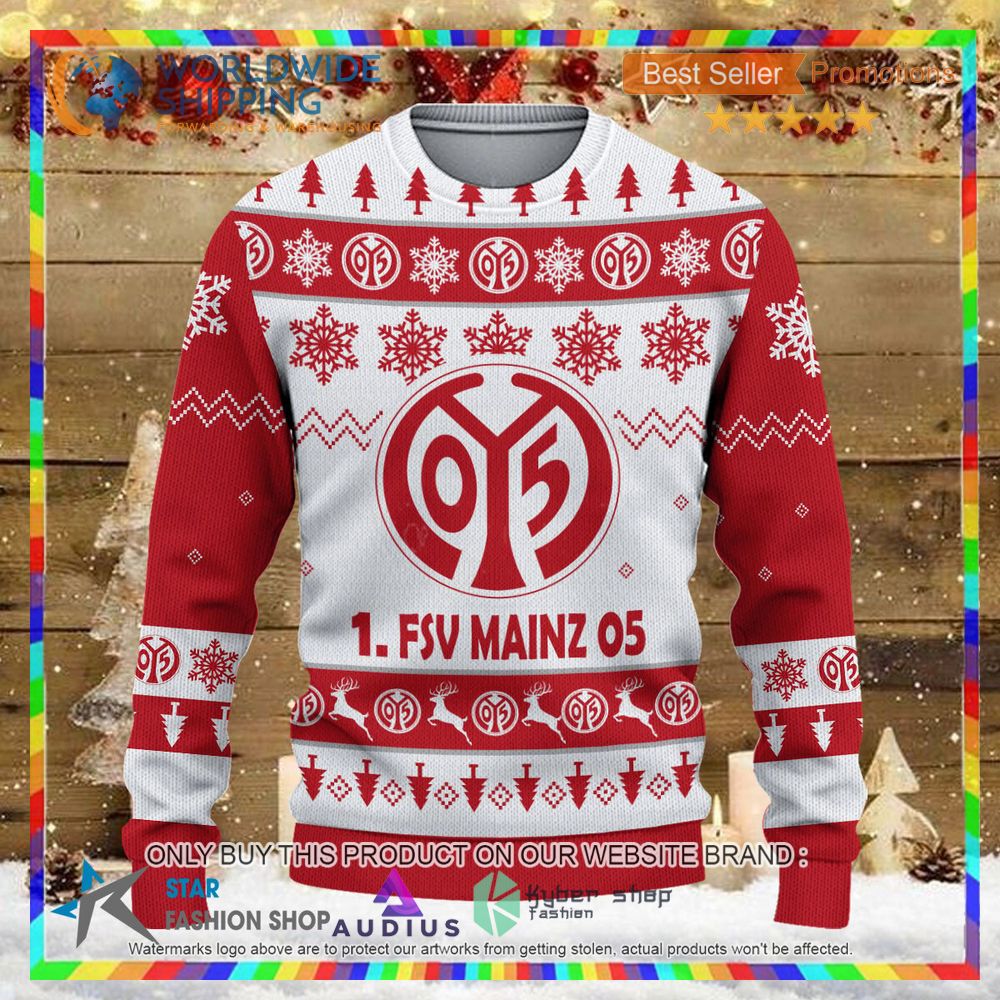 1 fsv mainz 05 white red ugly christmas sweater 2 2052
