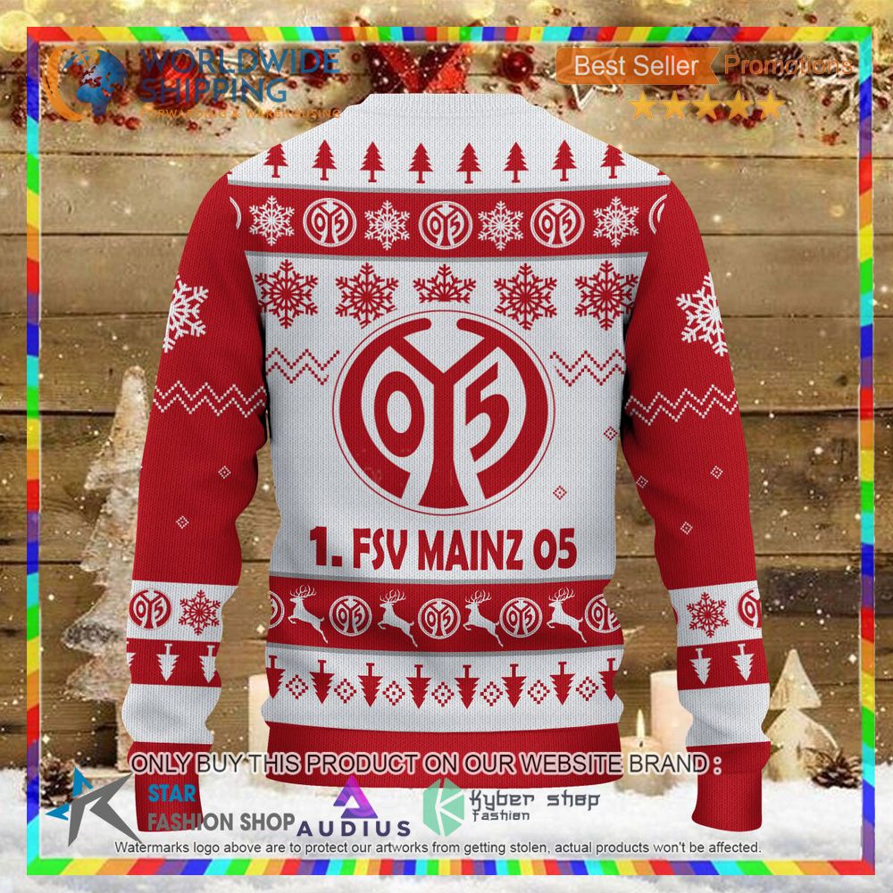 1. FSV Mainz 05 white red Ugly Christmas Sweater 3 1 fsv mainz 05 white red ugly christmas sweater 3 24793
