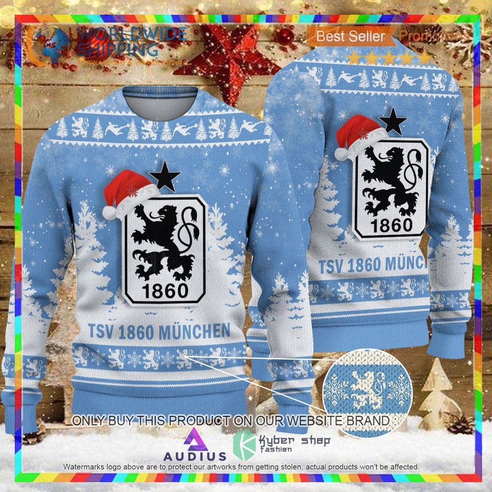 1860 munich ugly christmas sweater 1 24000