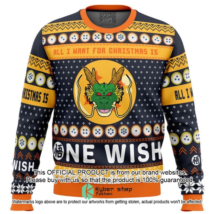 A Very Shenron Christmas Dragon Ball Z Christmas Sweater 15