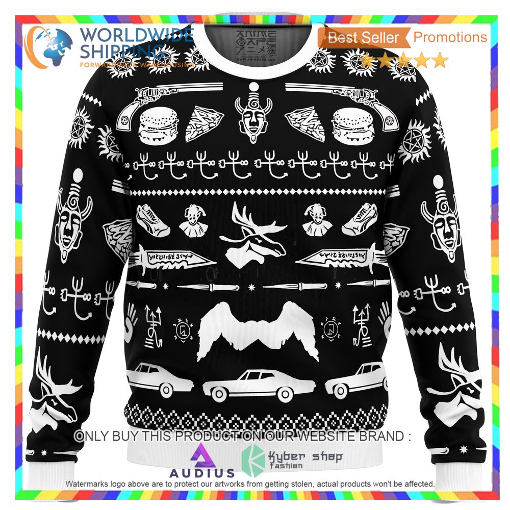 a very supernatural christmas supernatural ugly christmas sweater 1 79988