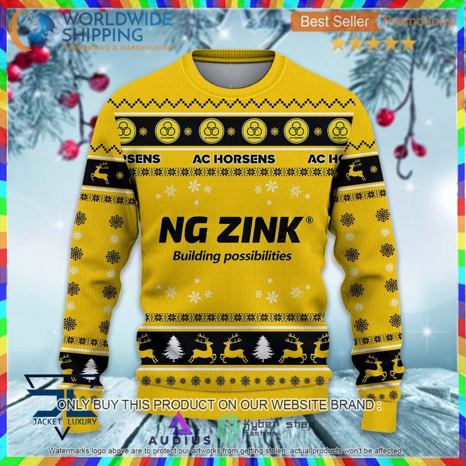 ac horsens super league danish 1st division ugly sweater 2 78630