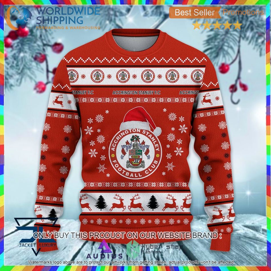 accrington stanley efl ugly christmas sweater 2 59051