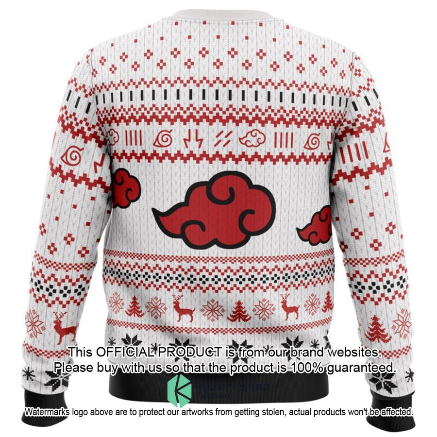 Akatsuki Sign Naruto white Sweater 4 Akatsuki Sign Naruto white Sweater word3