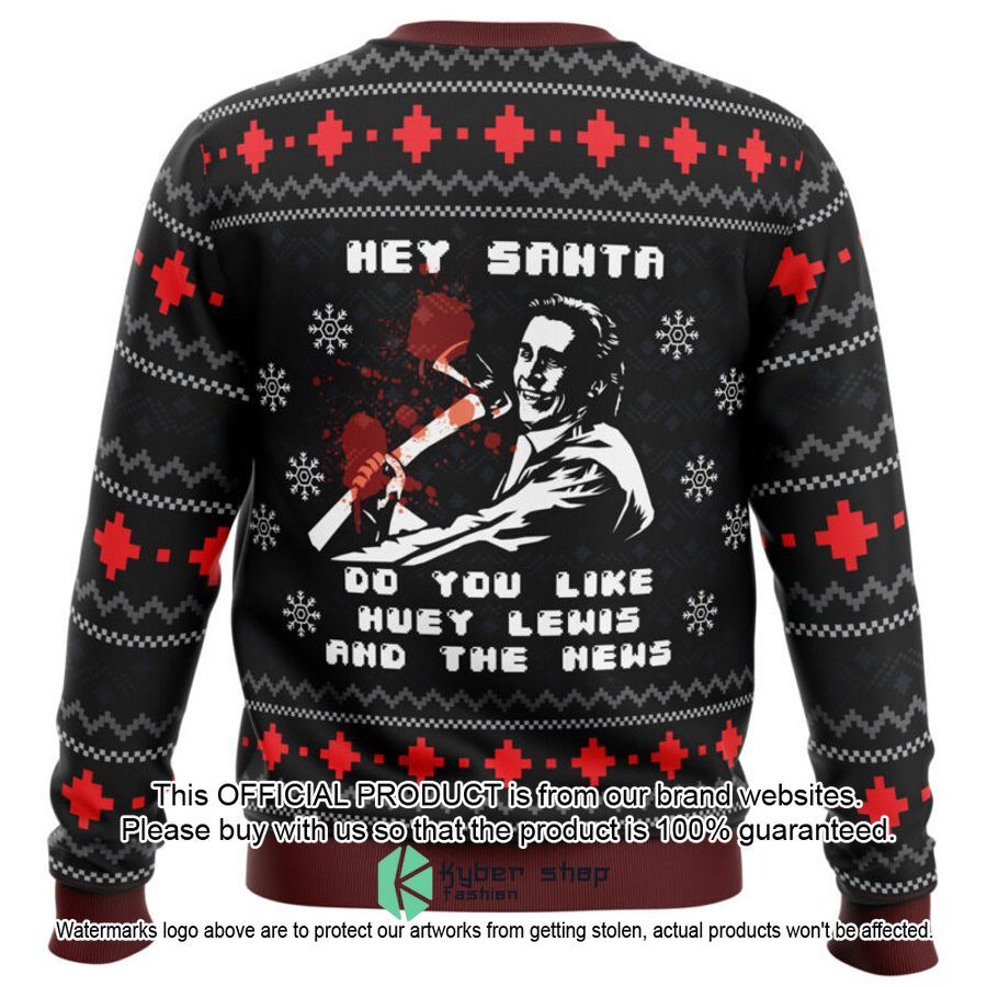 American Santa American Psycho Sweater Christmas 2