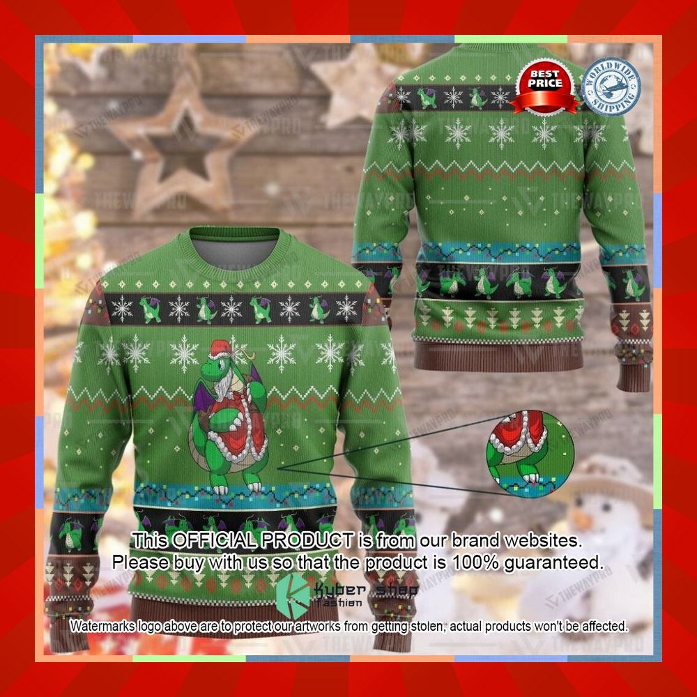 Anime Pokemon Dragonite Christmas Sweater 7 Anime Pokemon Dragonite Christmas Sweater word2