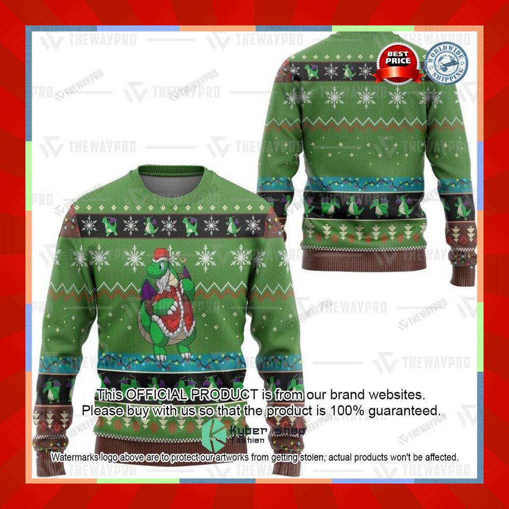 Anime Pokemon Dragonite Christmas Sweater 8 Anime Pokemon Dragonite Christmas Sweater word2