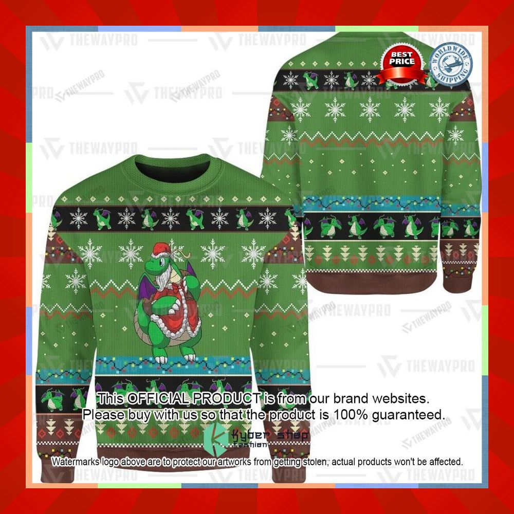 Anime Pokemon Dragonite Christmas Sweater 10 Anime Pokemon Dragonite Christmas Sweater word2