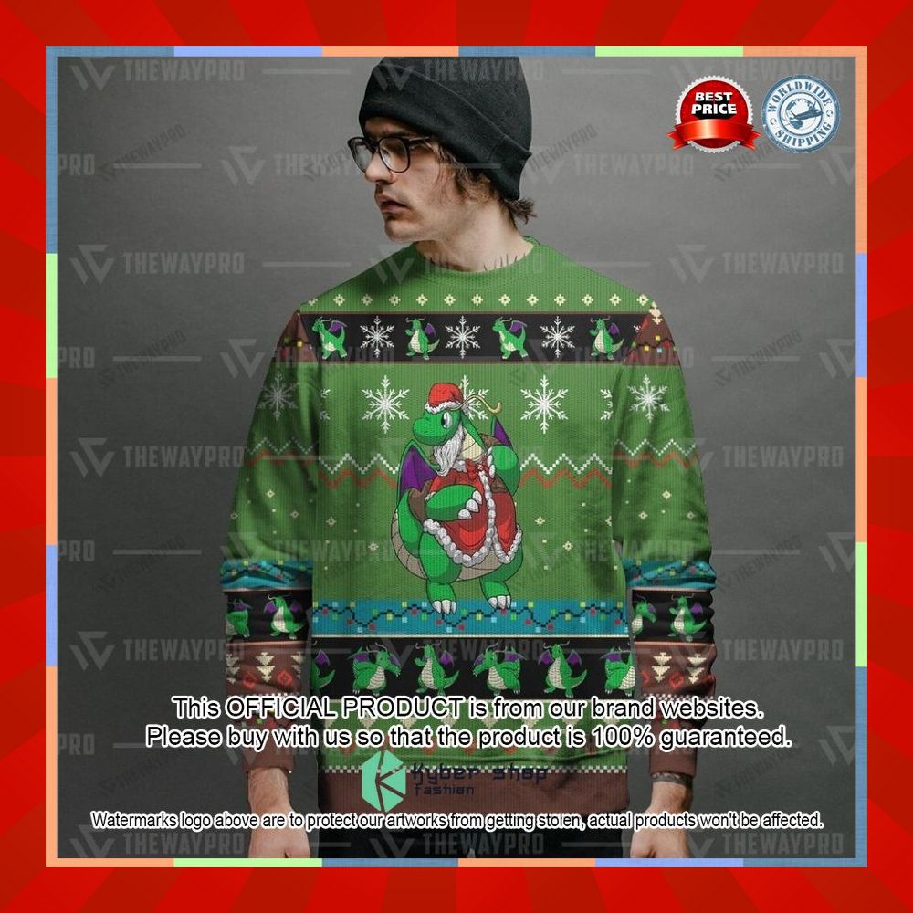 Anime Pokemon Dragonite Christmas Sweater 12 Anime Pokemon Dragonite Christmas Sweater word2