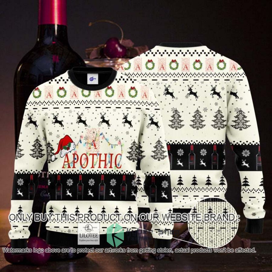 apothic santa hat christmas sweater sweatshirt 1 75823