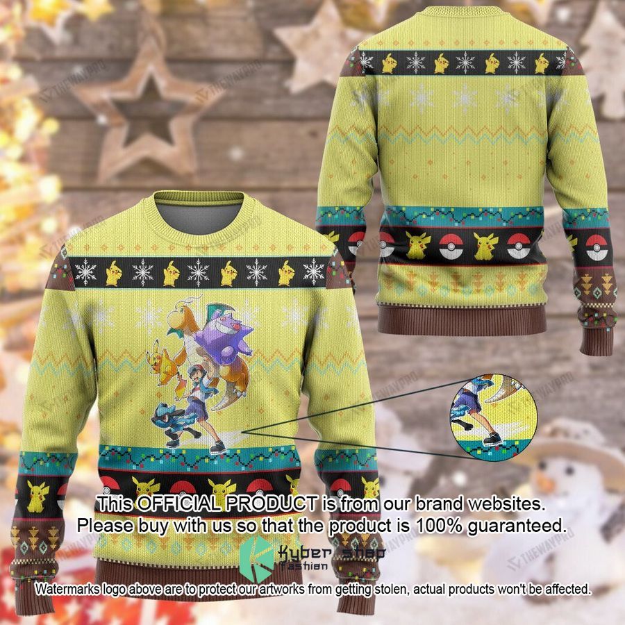 Ash's Poke Christmas Sweater 26
