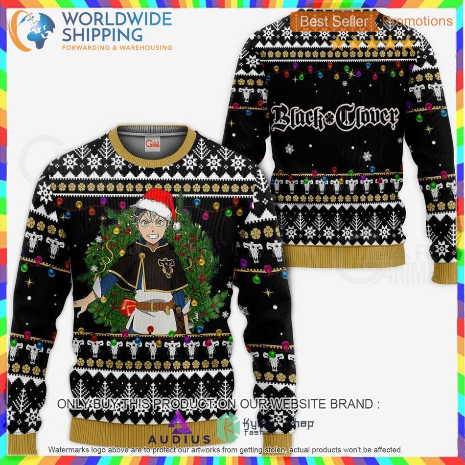 asta black clover anime sweater hoodie 1 29236