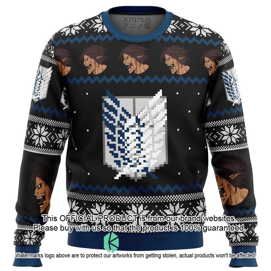 Attack on Titan Survery Corps Sweater Christmas 9