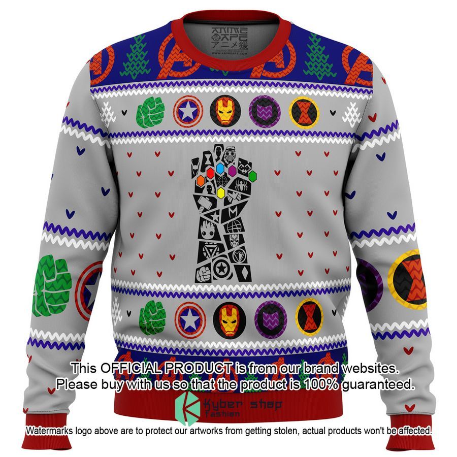 Avengers Gauntlet Sweater Christmas 10