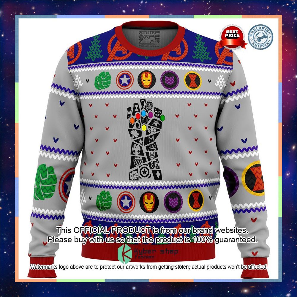 Avengers Gauntlet Sweater Christmas 11