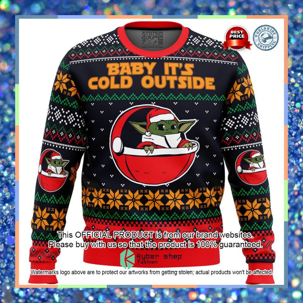Baby It's Cold Outside Star Wars Christmas Sweater 10