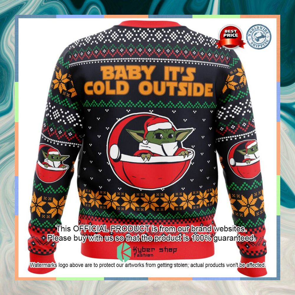 Baby It's Cold Outside Star Wars Christmas Sweater 4
