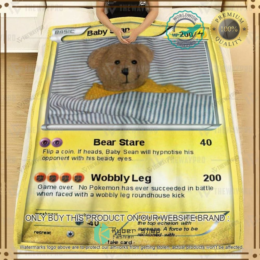 baby sean custom pokemon soft blanket 2 53730