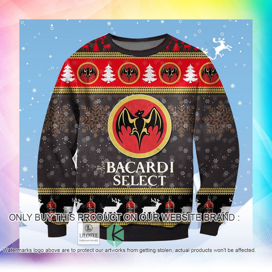bacardi select christmas sweater sweatshirt 2 47970