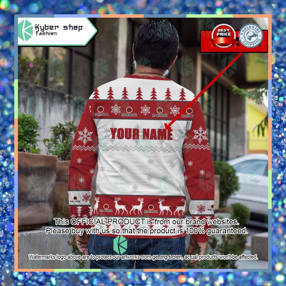 Bacardi Custom Name ugly Sweater 8 Bacardi Custom Name ugly Sweater word1