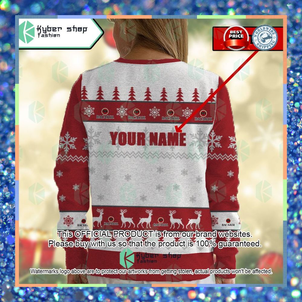 Bacardi Custom Name ugly Sweater 10 Bacardi Custom Name ugly Sweater word1