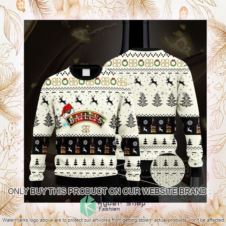 baileys santa hat ugly christmas sweater 2 8377