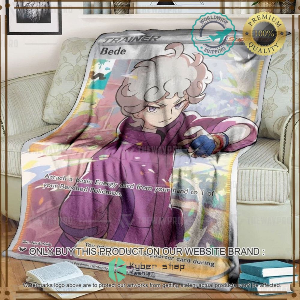 bede sword and shield custom pokemon soft blanket 1 62472