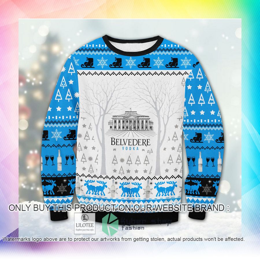 belvedere vodka christmas sweater sweatshirt 2 78144