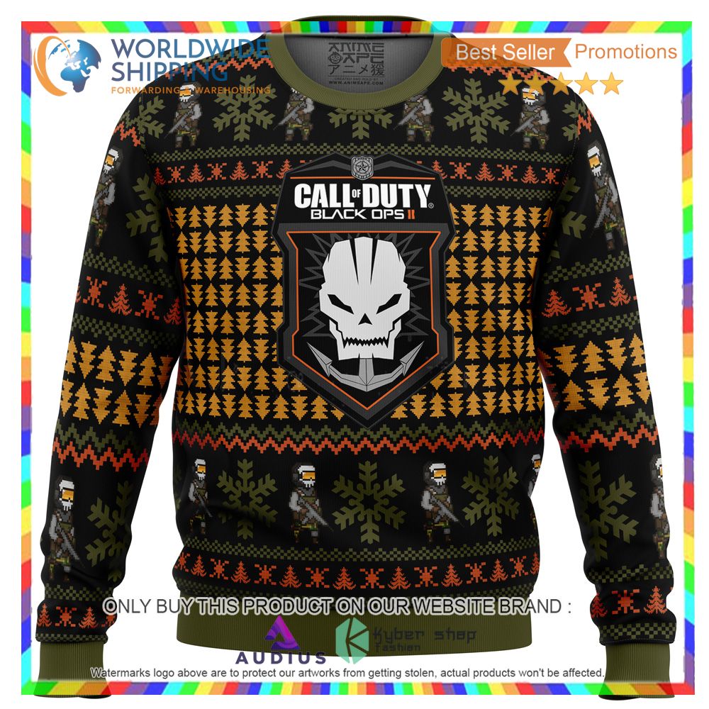 black ops 2 call of duty ugly christmas sweater 2 66994