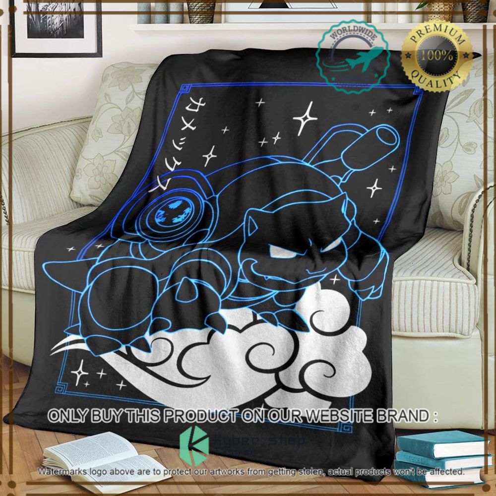 blastoise custom pokemon anime soft blanket 1 66369