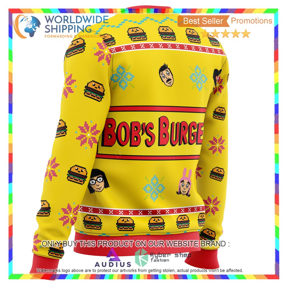 Bob's Burgers Ugly Christmas Sweater 4 bobs burgers ugly christmas sweater 4 42104
