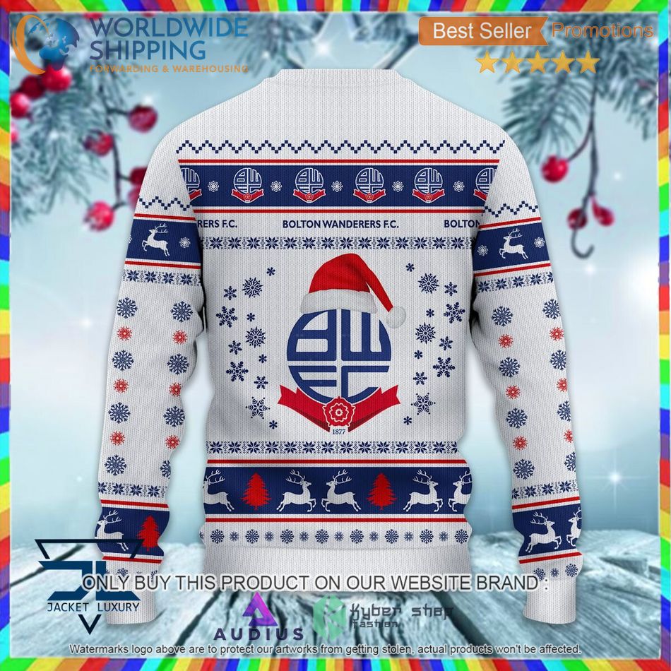 Bolton Wanderers EFL Ugly Christmas Sweater 3 bolton wanderers efl ugly christmas sweater 3 60149