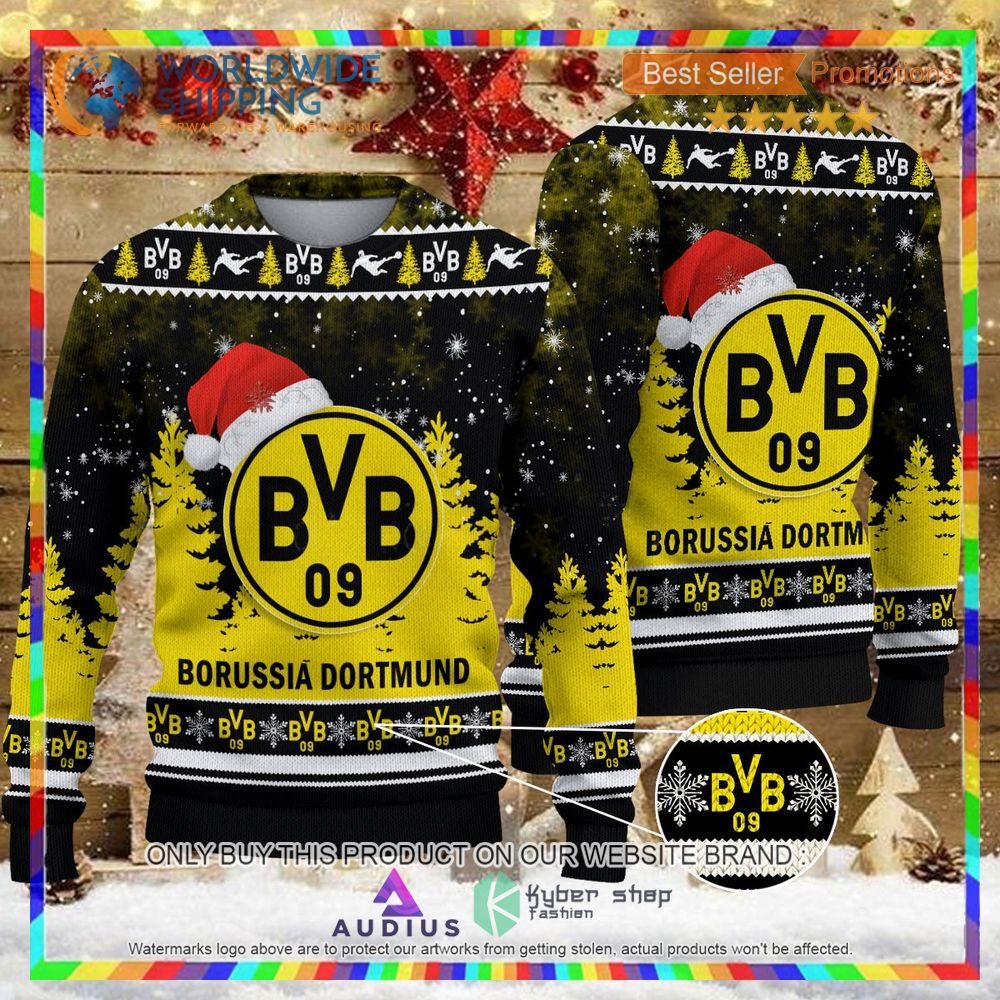 borussia dortmund ii ugly christmas sweater 1 46227
